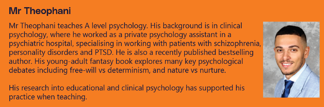 Mr Theophani bio