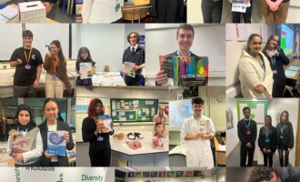 students at sixth form open evening